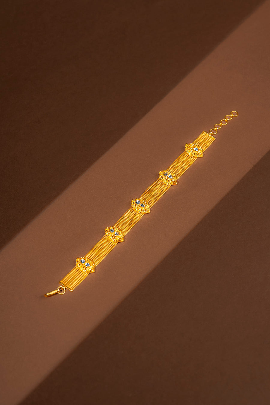Ornate Royal Gold Bracelet