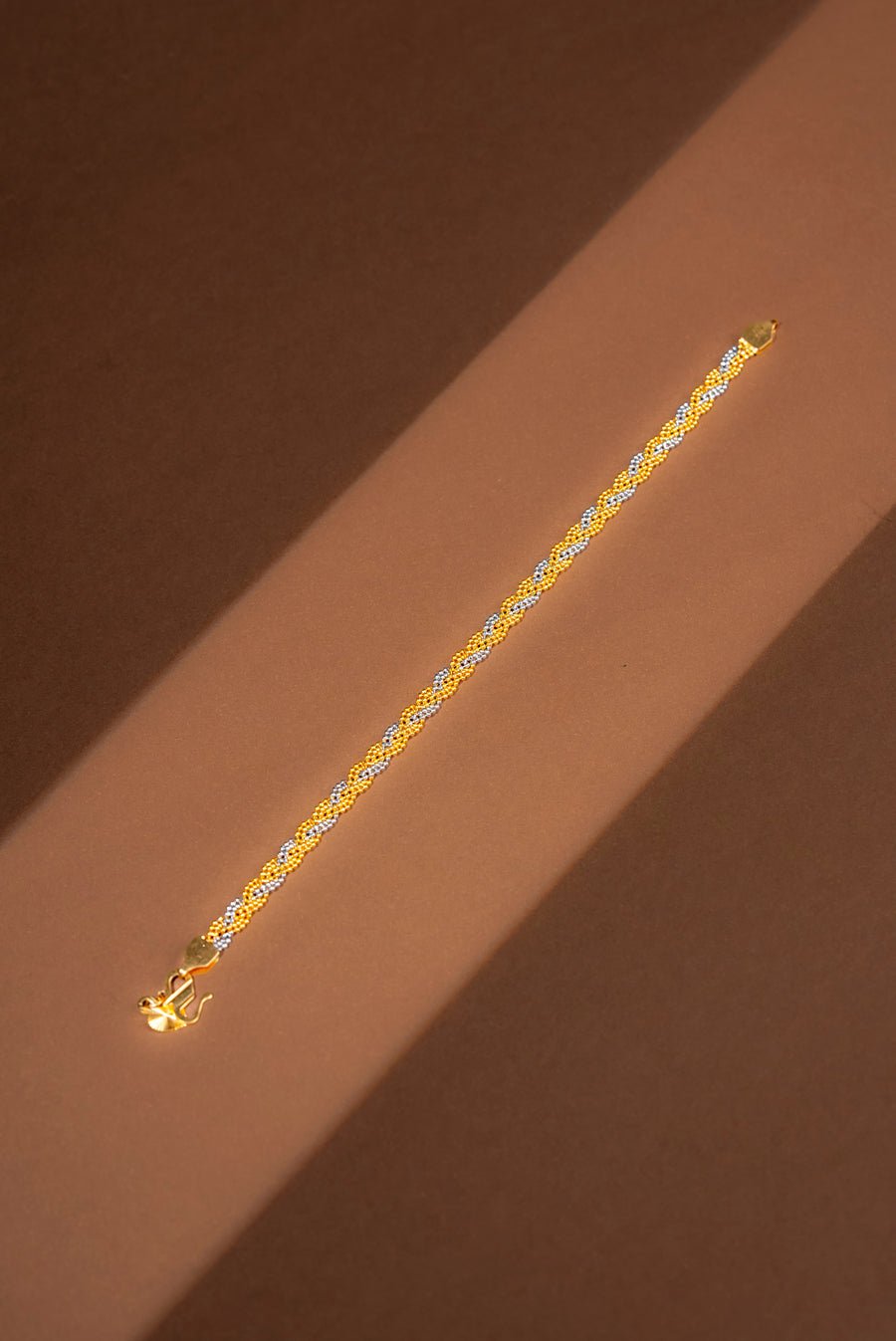 Twisted Dual-Tone Bracelet